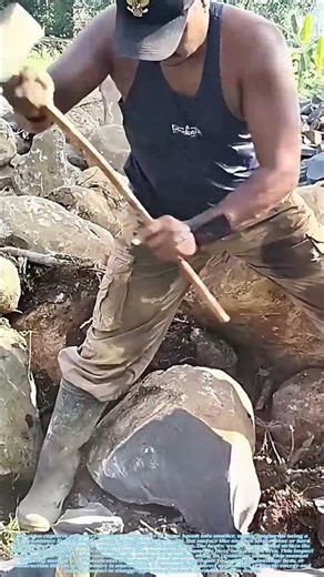 Breaking the Stone: How a Hammer and Gravity Fracture Volcanic Rock