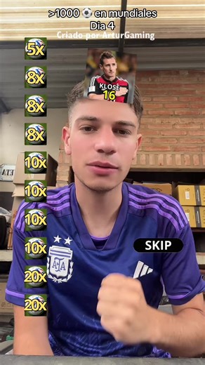 Superado 1000 goles en mundiales | Día 4 KLOSEEEEEEE 💪🏻⚽️ #reto #mundial #futbol