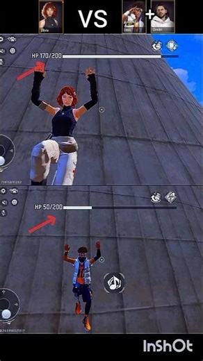 free fire olivia vs Leon + Dimitri 🤯 #abilitytest #ffshorts