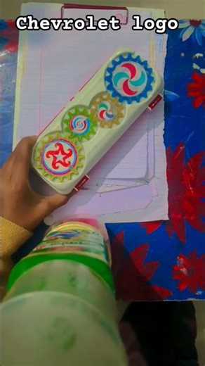 Chevrolet logo draw on a simple paper 📜🗞️ #diy #easycrafts #handcrafts #handwriting #chevrolet #logo