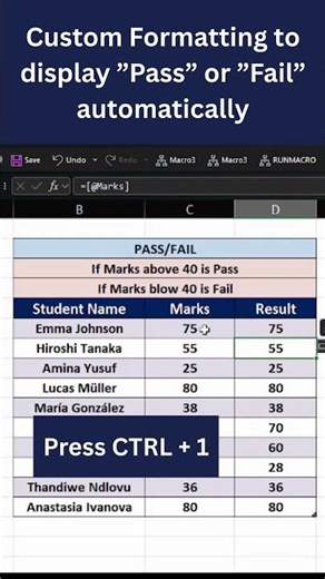 This Excel trick feels like magic. ✨Formatting! #excel