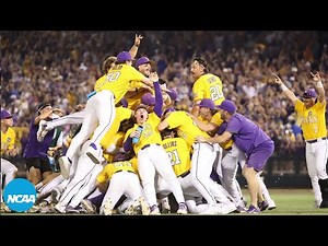 LSU baseball wins the 2023 Men's College World Series | Final out
