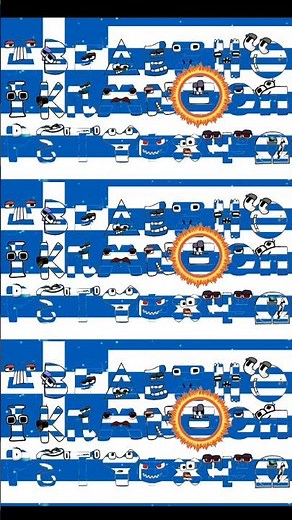 Greek alphabet lore with flags #alphabetlore #alphabetsong