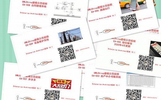 UML Enterprise Architect StarUML建模示范视频合集
