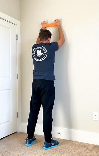 Serratus Wall Slide with Mini Band