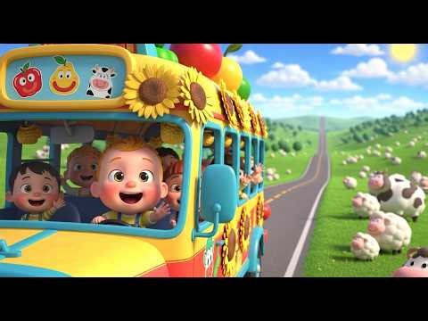 Friendly Farm Joy Ride 🚜🐄 | Learn Farm Animals for Kids | Fun Learning Adventure
