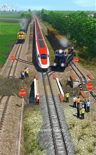 World's Fastest 3-Train Crossing! 😱 999 KM/H Speed! 🚄🔥 (2026 Special)