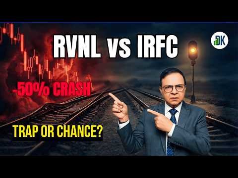 Railway Stocks Analysis: RVNL vs IRFC | Hybrid Analysis & Chart Levels (2025)