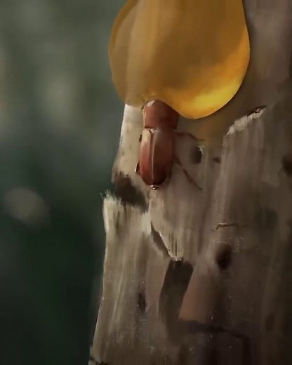 The process of forming amber is finicky, and it requires a few specific conditions. The first is that there must be plants that produce resin, the gooey stuff that eventually turns into amber. Not all plants can produce resin. The most well-known resin-producers are conifers. And something has to trigger the plant to actually make the resin. Trees produce resin in response to injury or illness. It seals over cuts and holes, and is even anti-microbial and anti-fungal. Then, for the resin to turn