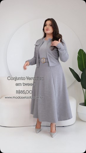 New collection Repô Conjunto Veronica uma cor mais linda que a outra 🌸 Conjunto Mirian blazer e saia com cinto em tecido malha tweed Valor R$85,00 atacado ( -5% de desconto para pagamento via pix pelo site ) 🌸 frete grátis nas compras acima de R$ 700 via correio pac 🌸 frete fixo de R$35 correio pac para compras acima de R$ 300 para todo Brasil 🇧🇷 Via correio pac enviamos para todo Brasil 🇧🇷 Para compras Site 🌸www.modaselaslb.com.br ou link na bio 💚WhatsApp WhatsApp 11964339361 Luana on-