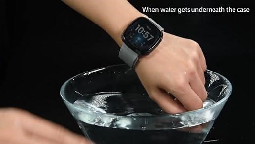 ivoler for screen protector fitbit sense and versa 3