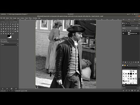 Gimp Beginners Tutorial: Convert A Color Image To Black And White.