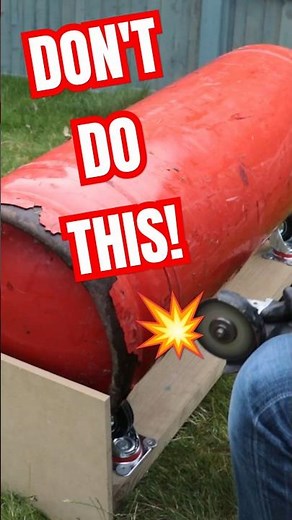 How to (Safely) Cut open a Gas Tank — Avoid This Mistake! #DIY #SafetyFirst #Metalworking