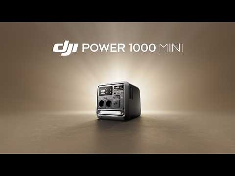 Introducing the all-new DJI Power 1000 Mini – DJI’s most portable 1kWh outdoor power station!