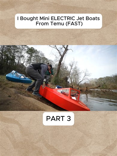 I Bought Mini ELECTRIC Jet Boats From Temu (FAST) | mini jet boats