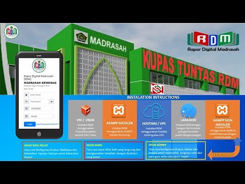 FULL CARA INSTALL RDM DI HOSTING DENGAN BANYAK SEKOLAH