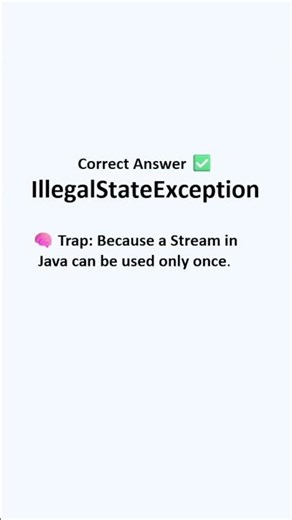 Java Stream MCQ 😲 Why This Code Crashes?