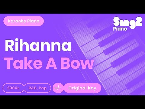 Rihanna - Take A Bow (Karaoke Piano)