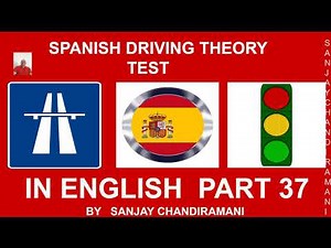 Spanish Driving Theory Test in English Part 37