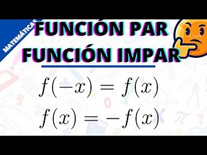 FUNCIÓN PAR E IMPAR - Análisis Numérico con truco para exponente.
