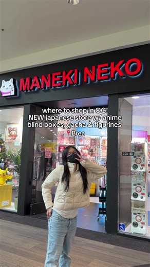 I’m obsessed with their anime blind box variety like I’ve never seen ALIEN STAGE blind boxes until I came here :D my thoughts 💭 • SOOOO MANY anime blind boxes, figurines, plushies, gacha • not limited to anime, but there were SOO many cool anime merch that I have never seen before • they also carry labubus and other cute blind boxes notes: • lots of parking space outside • located inside Brea Mall, next to JcPenny on the SECOND floor 📍Maneki Neko 2110 Brea Mall, Fl 2, Brea, CA 92821 - tags: #s