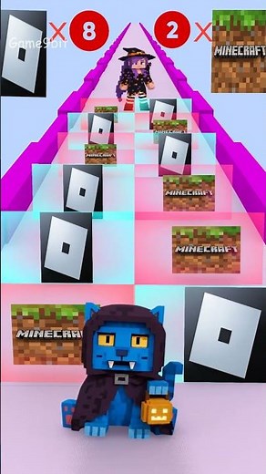 Do you want Blue Tiger to choose the Minecraft or Roblox logo?