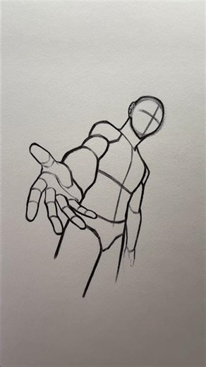 How to Draw Isagi Reaching His Hand Out Pose ⭐️Tutorial⭐️ #bluelock #isagi #isagiyoichi #art #draw