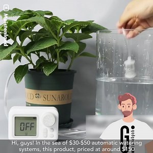 This smart device helps you keep your houseplants well-watered. PlantMate is an automated plant watering system designed to solve the problem of forgetting to water plants or being away from them for extended periods. Created by Thomas and Sadri, two innovators committed to solving everyday problems, PlantMate appears to be a promising tool for ensuring plant vitality and offering peace of mind. | GIGadgets