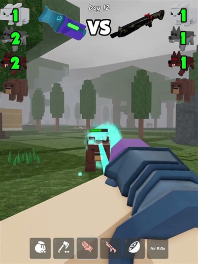 Laser VS Shotgun | 99 Nights In The Forest🌲