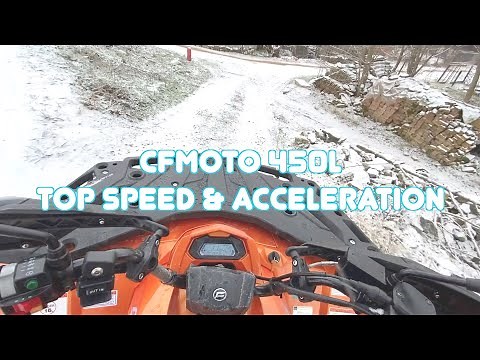 2021 CFMOTO CFORCE 450L TOP SPEED & ACCELERATION