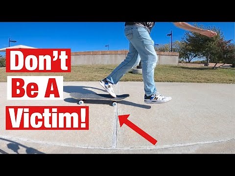 How to Skateboard Over Cracks and Rough Surfaces without an Ollie: 3 Ways