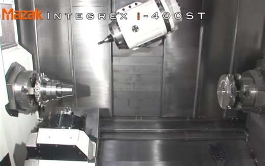 日本山崎马扎克Mazak INTEGREX i-400ST车铣复合加工中心 双主轴