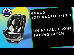 Uninstall Front Facing LATCH, Graco Extend2Fit