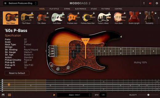 Modo Bass 2 CS Is A FREE Bass Guitar Plugin By IK Multimedia