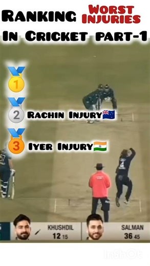 Ranking Worst Injuries In Cricket Part-1 #firexcricedits