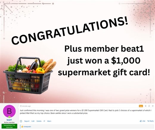 😋 💸 Maybe you'll be the next winner!! Let's say CONGRATULATIONS!! #giveaway #sweepsadvantage #sweepstakes #entertowin | Sweepstakes Advantage
