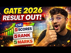 GATE 2026 Result OUT 🚨 | CSE Marks vs Rank vs Score 😱 | Full Analysis