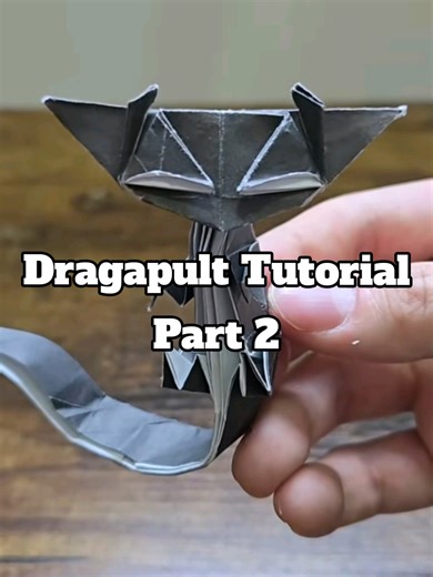 Dragapult Origami: Papercraft Tutorial Part 2
