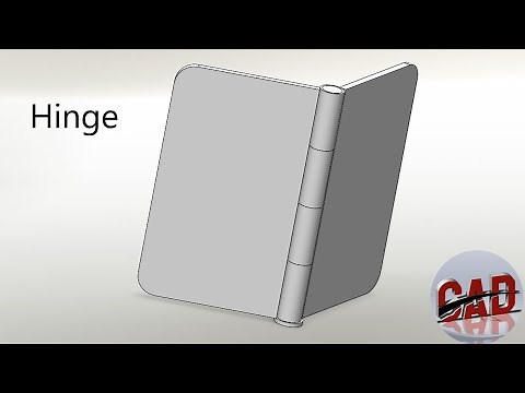 How to make hinge in Solidworks | Solidworks tutorial for beginners
