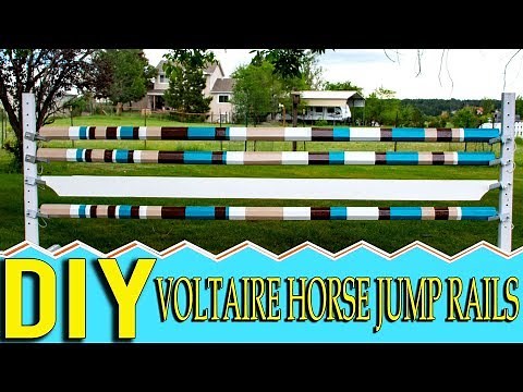 How To DIY Paint Your Own Voltaire Inspired Horse Jump Rails