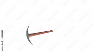 Metal pickaxe animation Metal pickaxe breaking rocks greenscreen animation