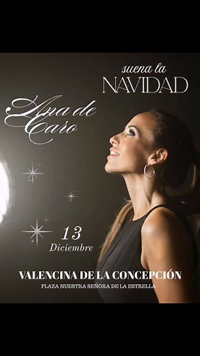 Aún con la hora por confirmar… pero no me aguantaban las ganas de comunicaros la primera de las fechas de este espectáculo SUENA LA NAVIDAD 🎄🎄 | Ana De Caro