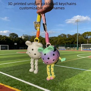 Unique 3D Printed Pickleball Keychains - Personalized Name Option - Etsy