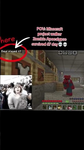 Minecraft project walker zombies apocalypse 67 day