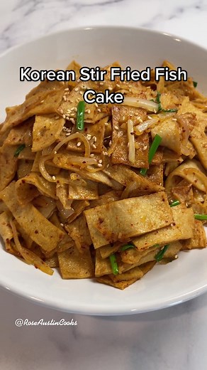 Delicious Korean Stir-Fried Fish Cake Recipe