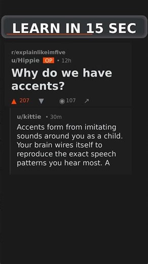 Why do we have accents? #languagelearning