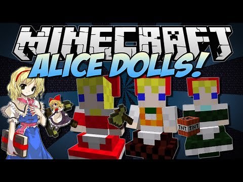 Minecraft | ALICE DOLLS! (Cute Anime Maid Minions!) | Mod Showcase [1.6.2]