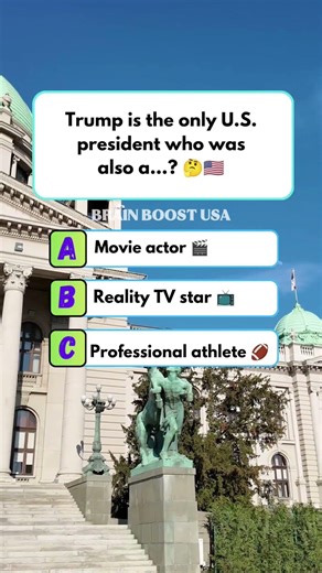 President with a Unique Past!🇺🇸Trump is the only USA President who was also a #usaquiz #usa