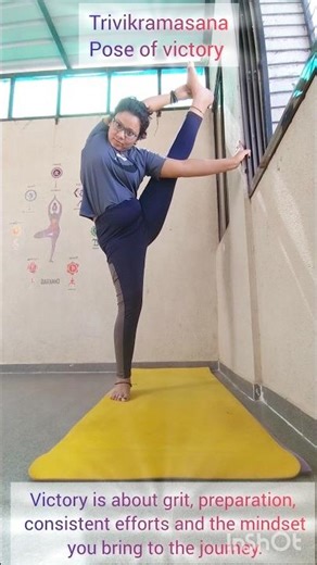 trivikramasana the pose of victory #yogisha_fitness_n_yoga_studio #motivation#yogaposturesadvanced