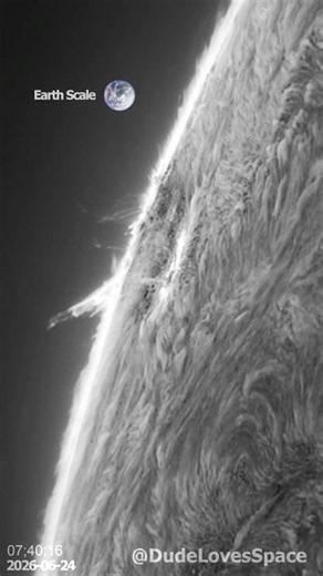 Huge Sunspot Coming Into View ☀️ Extreme Close-Up of AR4478 Captured with my Telescope